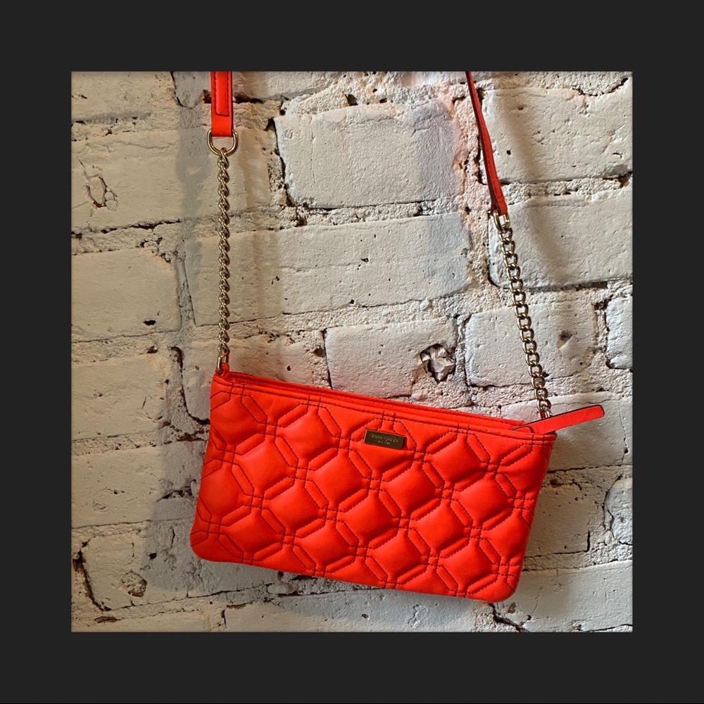 Kate Spade handbag purse in Neon coral